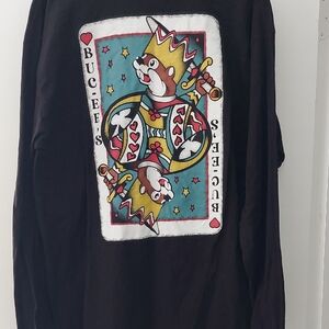 Black Buc-ee's Graphic Long Sleeve T-Shirt Mens XL